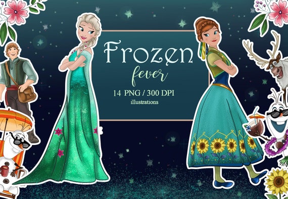 Gefrorene Clipart Gefrorene Fieber Clipart Disney Disney Etsy