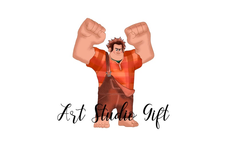 Wreck It Ralph Clip Art Disney Clip Art Cartoon Ralph | Etsy
