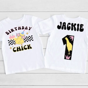 First Birthday Chick Shirt: Farm Party Outfit