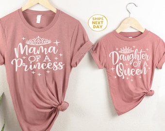 Mommy and Me Shirts: Princess and Queen Matching Outfit