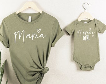 Mommy and me outfit, matching mother daughter outfit, mommy and me shirt, Mother's Day gift, mama and me matching shirts