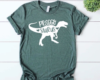Preggosaurus Pregnancy Announcement Shirt: Mom-to-Be Gift