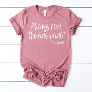 Pregnancy Announcement Shirt I'm Pregnant Pregnancy Mom to Be Gift Baby Reveal Ideas Expecting Baby On The Way Announcement tshirt