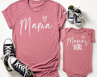 Mommy and me outfit, matching mother daughter outfit, mommy and me shirt, Mother's Day gift, mama and me matching shirts