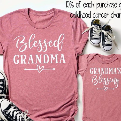 Grammy and Grammy's Boy Shirts Matching Grandma Shirt | Etsy