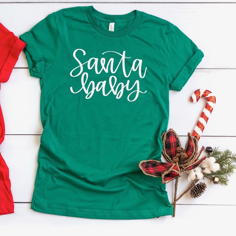 Christmas Shirts Christmas Shirts for Women Santa Baby Etsy Canada