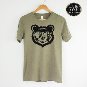 Father's Day Daddy and Me Shirts — Papa Bear Baby Bear Matching Set, Dad and Baby Gift image 8