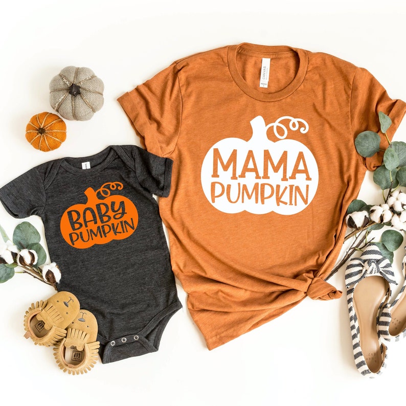 Fall Mommy and Me Shirt - Mom and Baby Shirt - Matching Outfits - Matching Family Tees - New Mom Gift - Each Shirt Sold Separately 