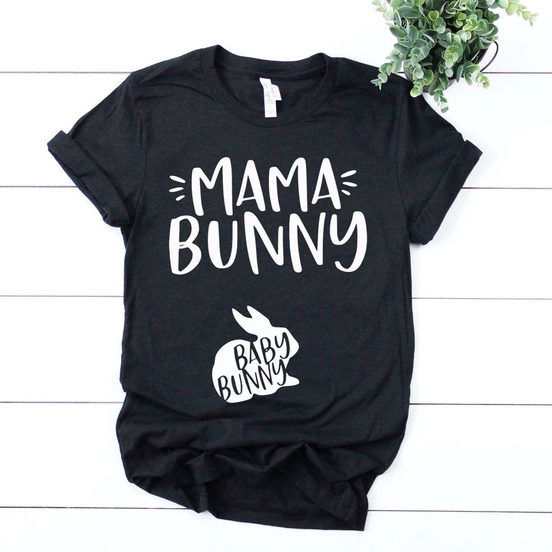Easter Pregnancy Announcement Shirt Mama Bunny Baby Bunny Etsy