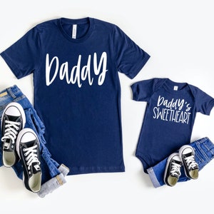 Daddy and Me Shirts Father's Day Matching Shirts Daddy - Etsy