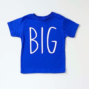 Big little shirts, big little reveal shirt, third baby announcement, third child pregnancy announcement, baby announcement image 7