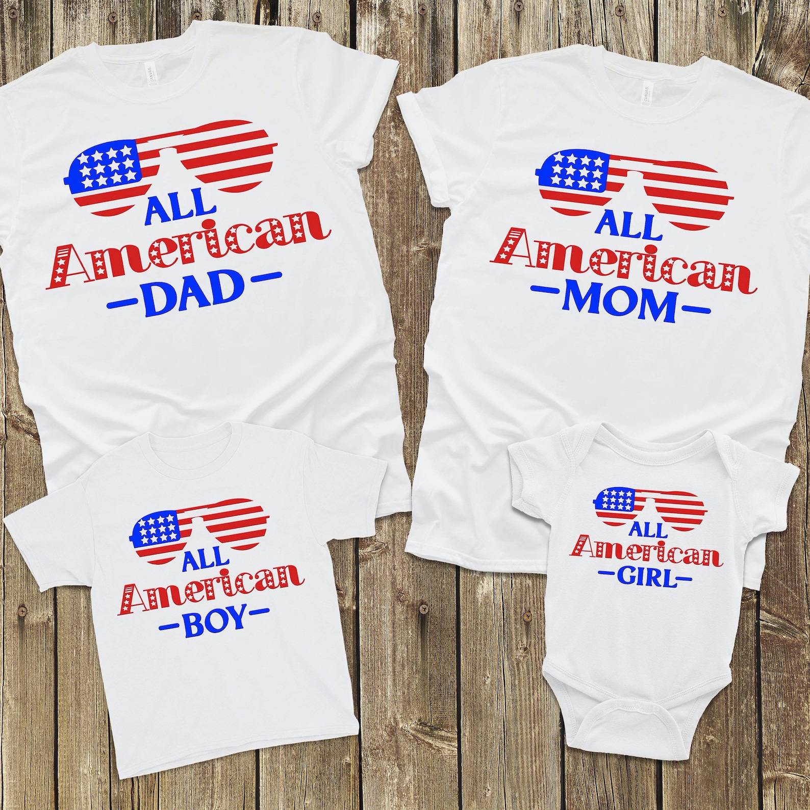july 4th family shirts