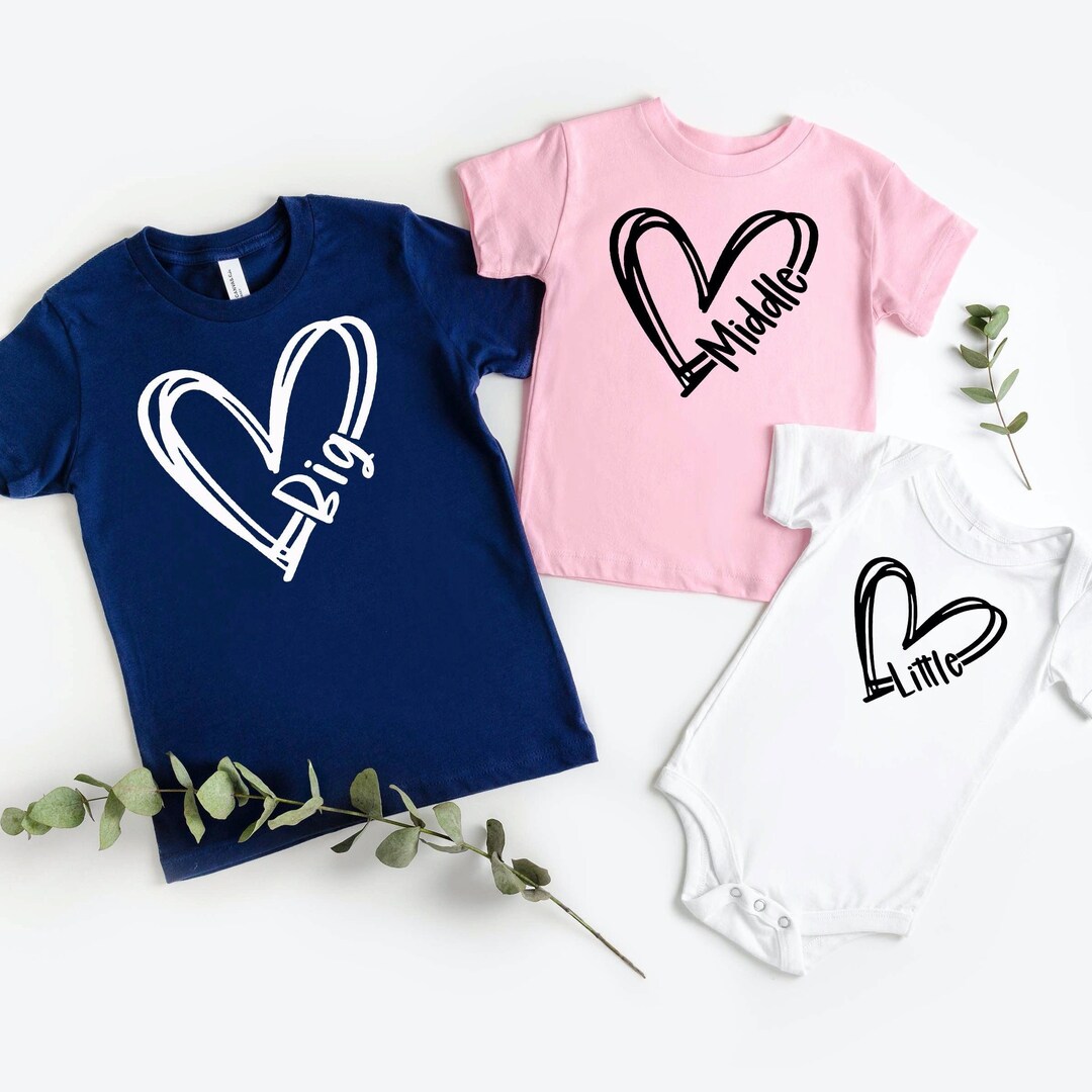 Big Little Shirts Big Little Reveal Shirt Third Baby Etsy