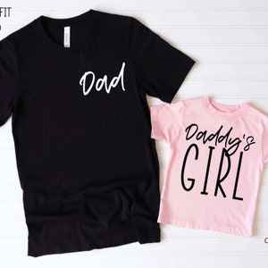 Daddy's Girl Matching Shirts, Father Daughter Matching Shirts, Daddy Daughter Shirts, Daddy And Me Shirts, Father's Day Matching Shirts image 2