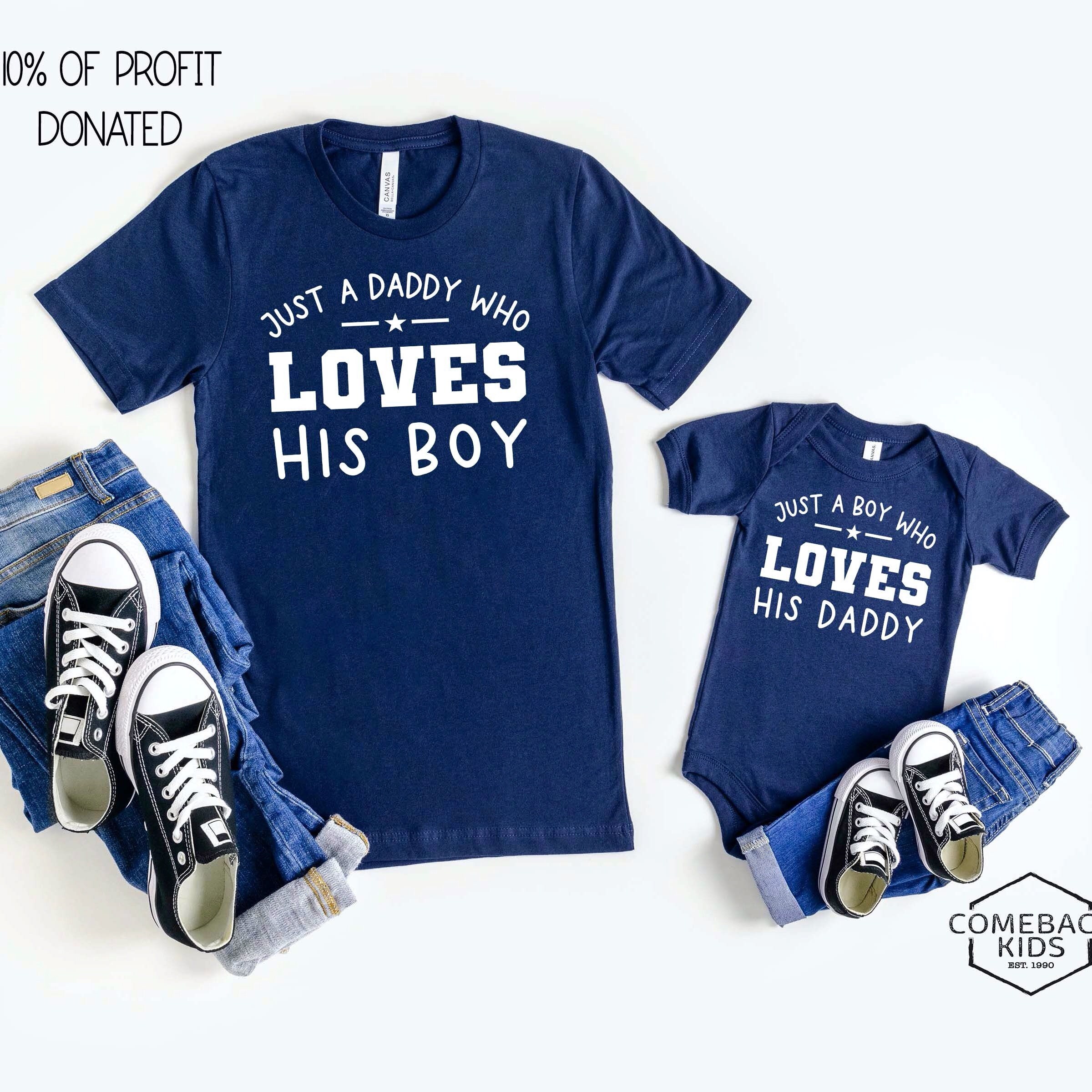 Dad and Son Matching Shirts Father Son Matching Shirts Etsy