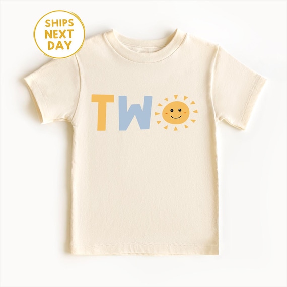 Sunshine 2nd Birthday Boy & Girl Shirt | Toddler Two Outfit
