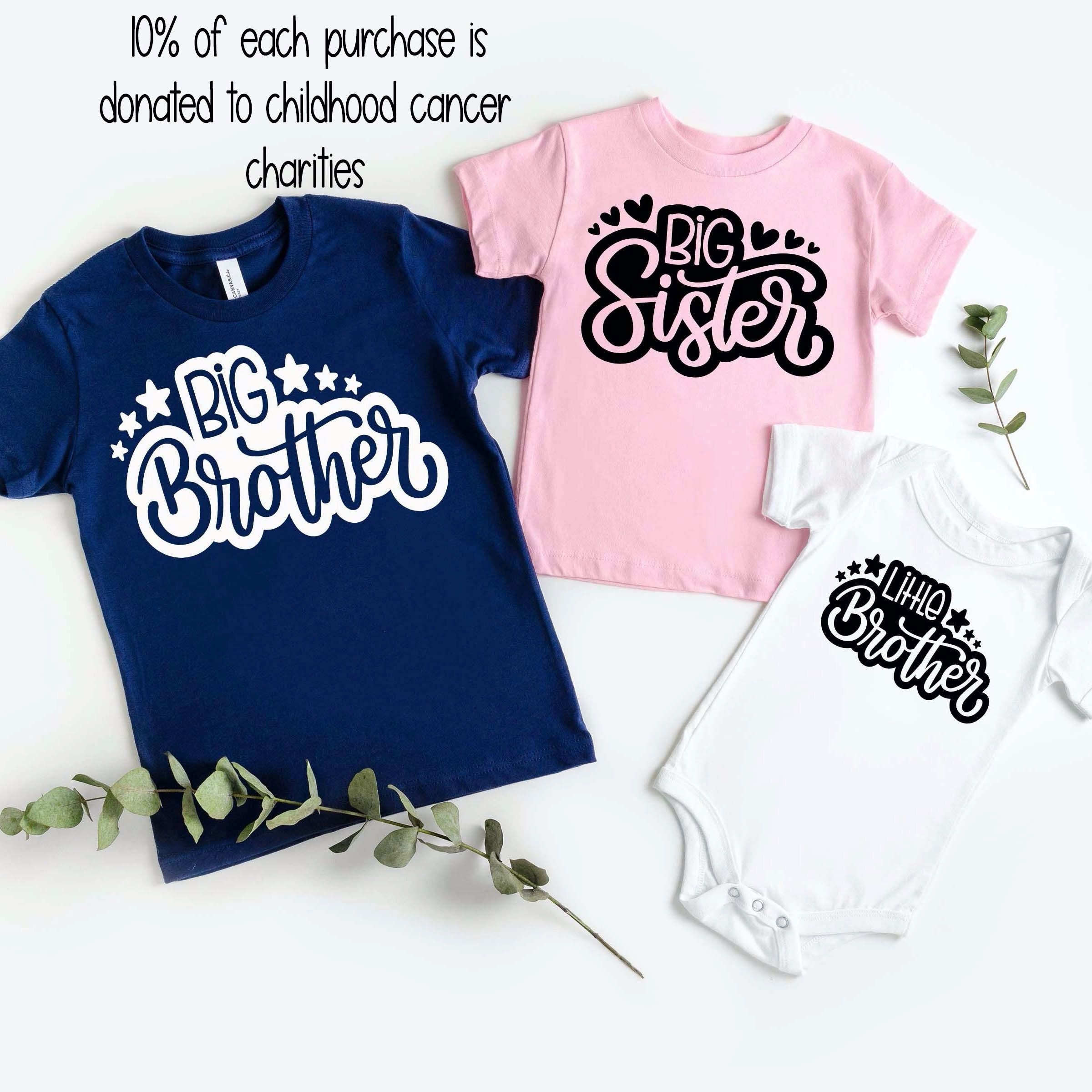Big sister little sister little brother shirts hot sale