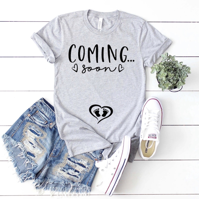 Pregnancy Announcement Shirt Coming Soon Pregnancy Shirt | Etsy