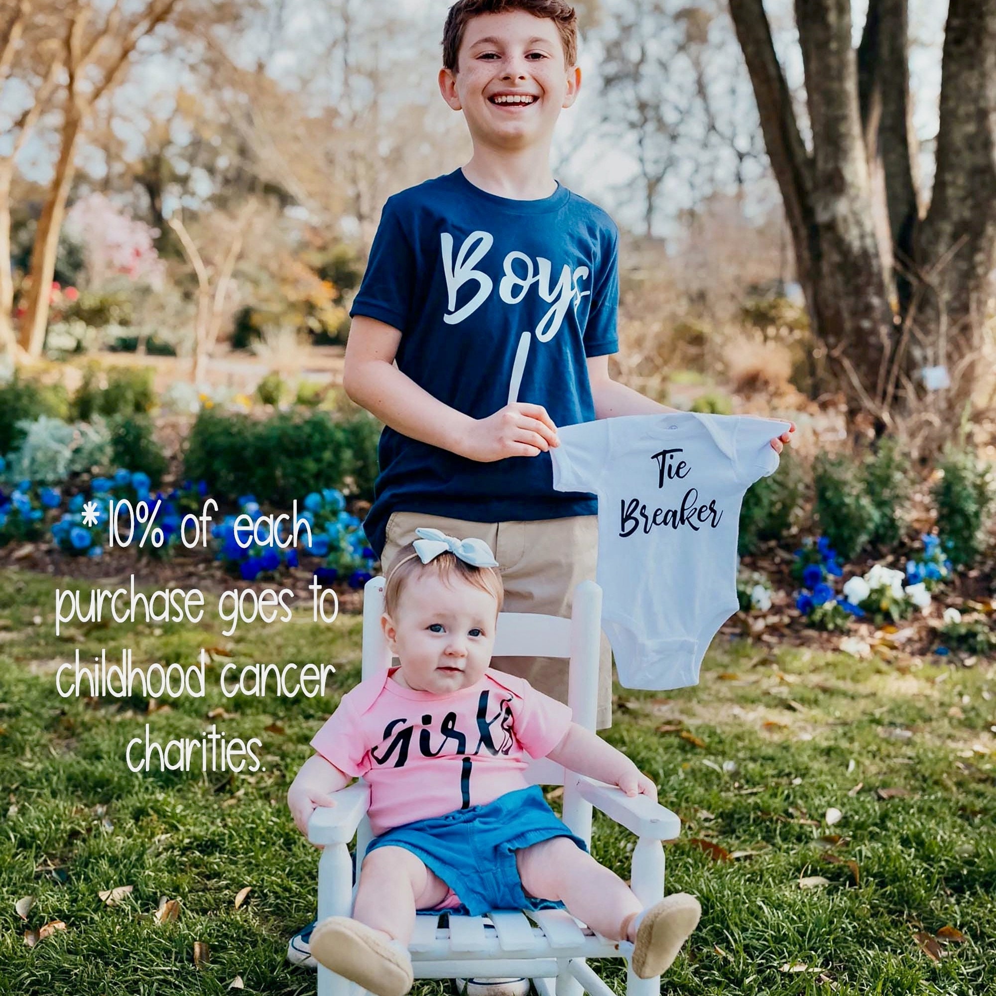 Buy Tie Breaker Pregnancy Announcement, Boys 1 Girls 1, 3rd Baby