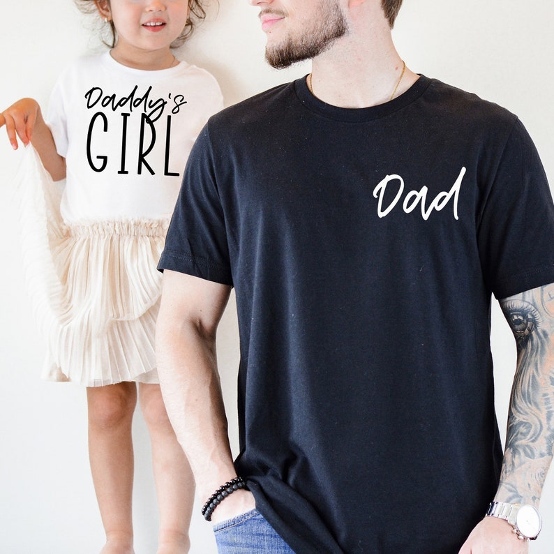 Daddy's Girl Matching Shirts, Father Daughter Matching Shirts, Daddy Daughter Shirts, Daddy And Me Shirts, Father's Day Matching Shirts afbeelding 1
