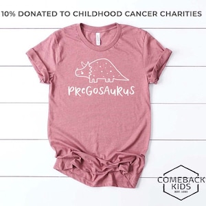 Pregosaurus Pregnancy Announcement Shirt | Mom to Be Gift | Baby Reveal Ideas