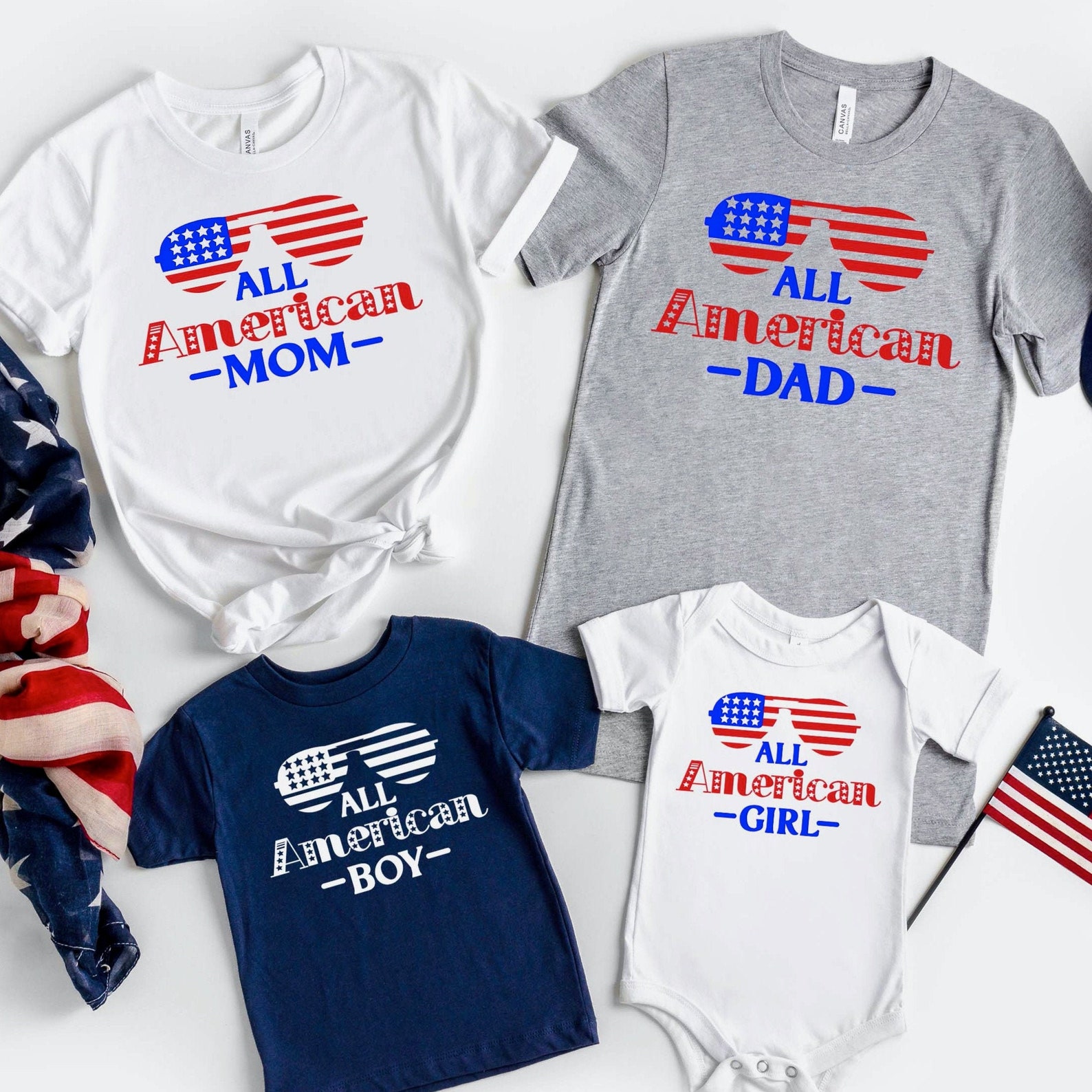 july 4th family shirts