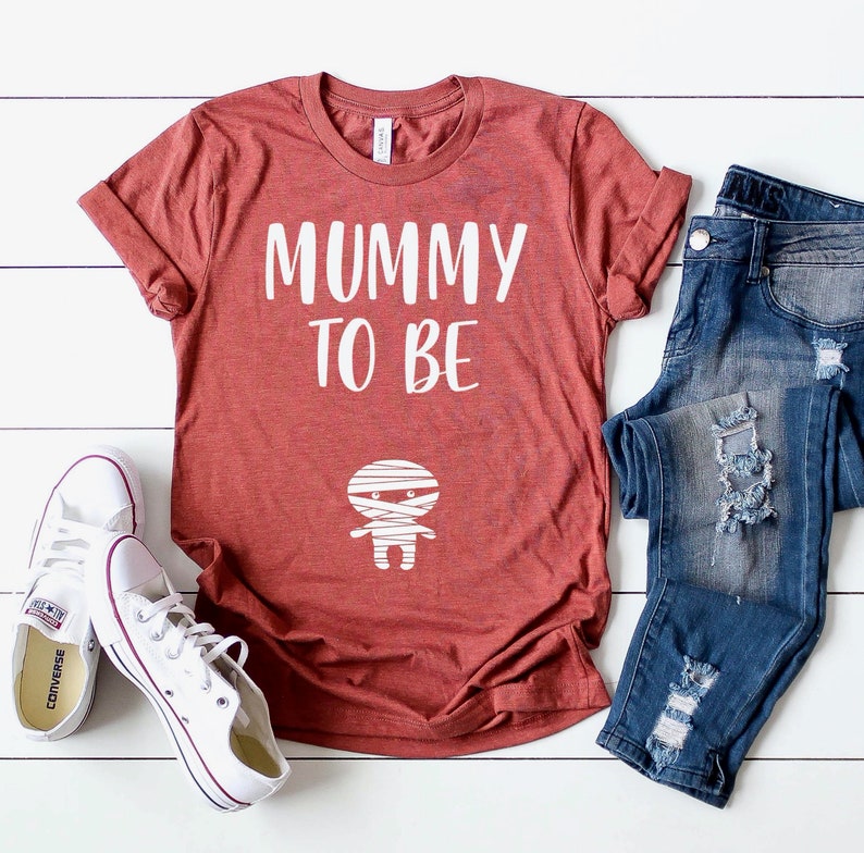 Halloween Pregnancy Announcement Shirt Mummy To Be Pregnancy