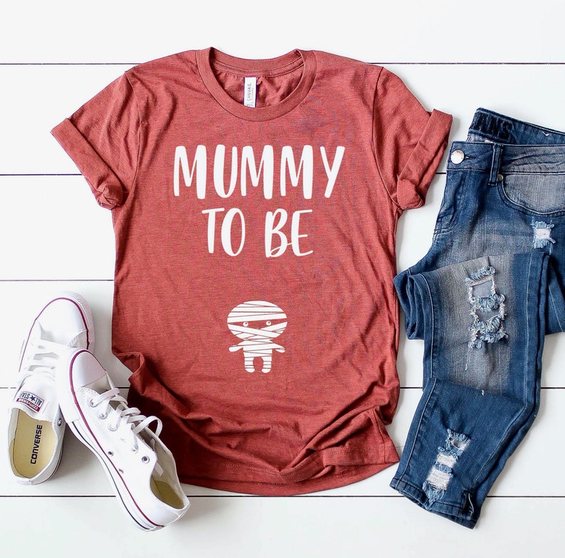 Halloween Pregnancy Announcement Shirt Mummy To Be Pregnancy