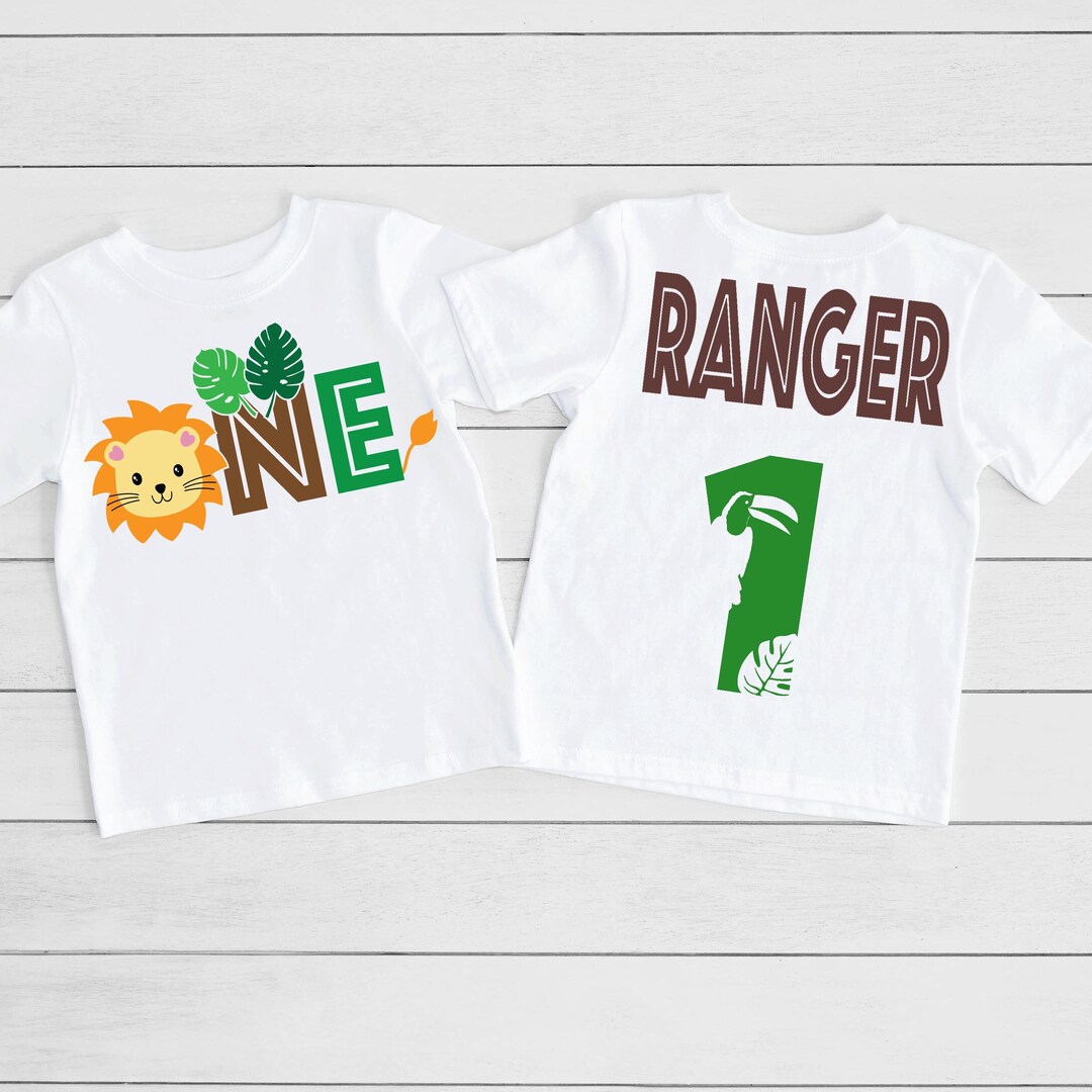 Wild One Birthday Shirt - Safari Jungle Zoo Animal 1st Birthday Outfit ...