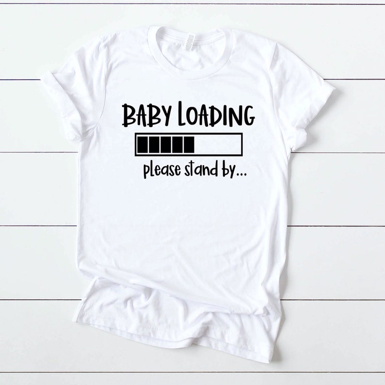 Pregnancy Announcement Shirt Baby Loading Pregnancy Shirt Mom Etsy