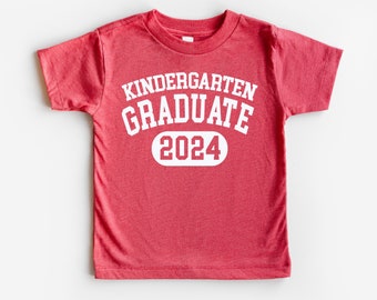 Kindergarten Graduation 2024 Shirt, Last Day of Kindergarten Graduation Gift, Back to School Tee for Kids