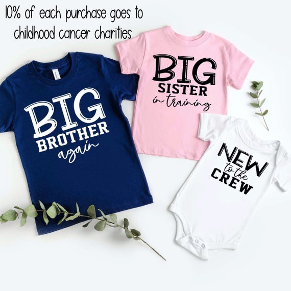 Little Sister Big Sister Matching Shirts Middle Brother Shirt Middle Sister  Shirt Matching Sibling Shirts Lil Sis/Big Sis/Middle Sis -  España