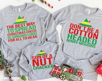 Matching Christmas Shirts for Family | Christmas Movie Long Sleeve Tshirts