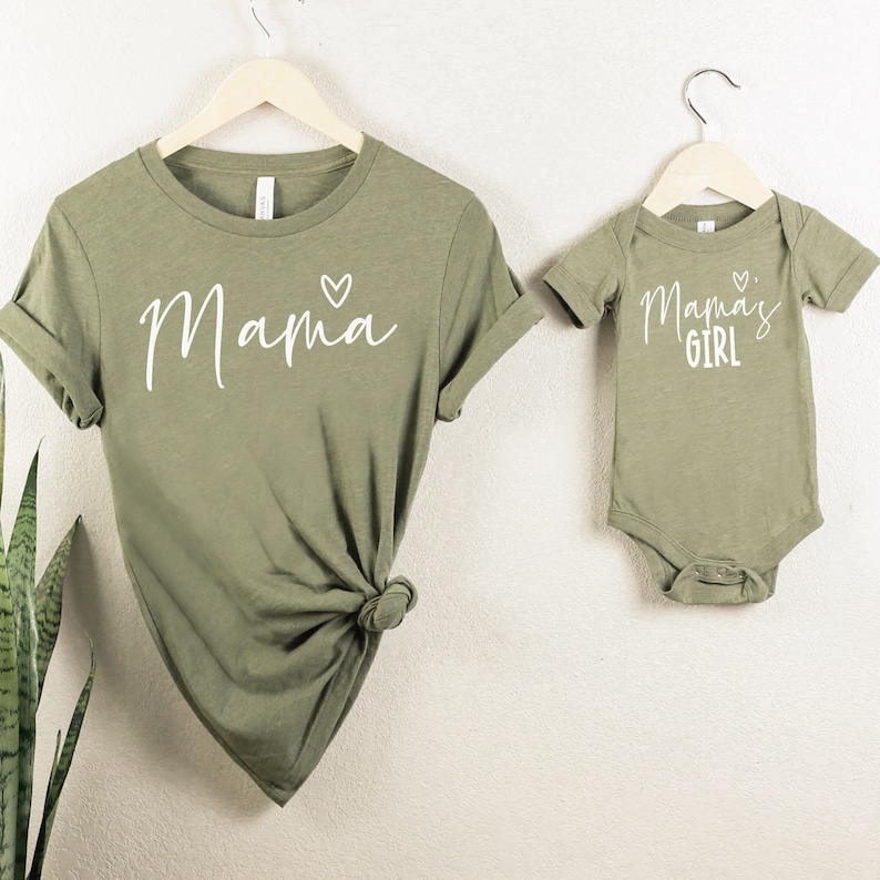 mama mama's girl matching shirts
