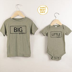 Big Brother Big Sister Shirts | Baby Announcement Outfit | Pregnancy Reveal To Family