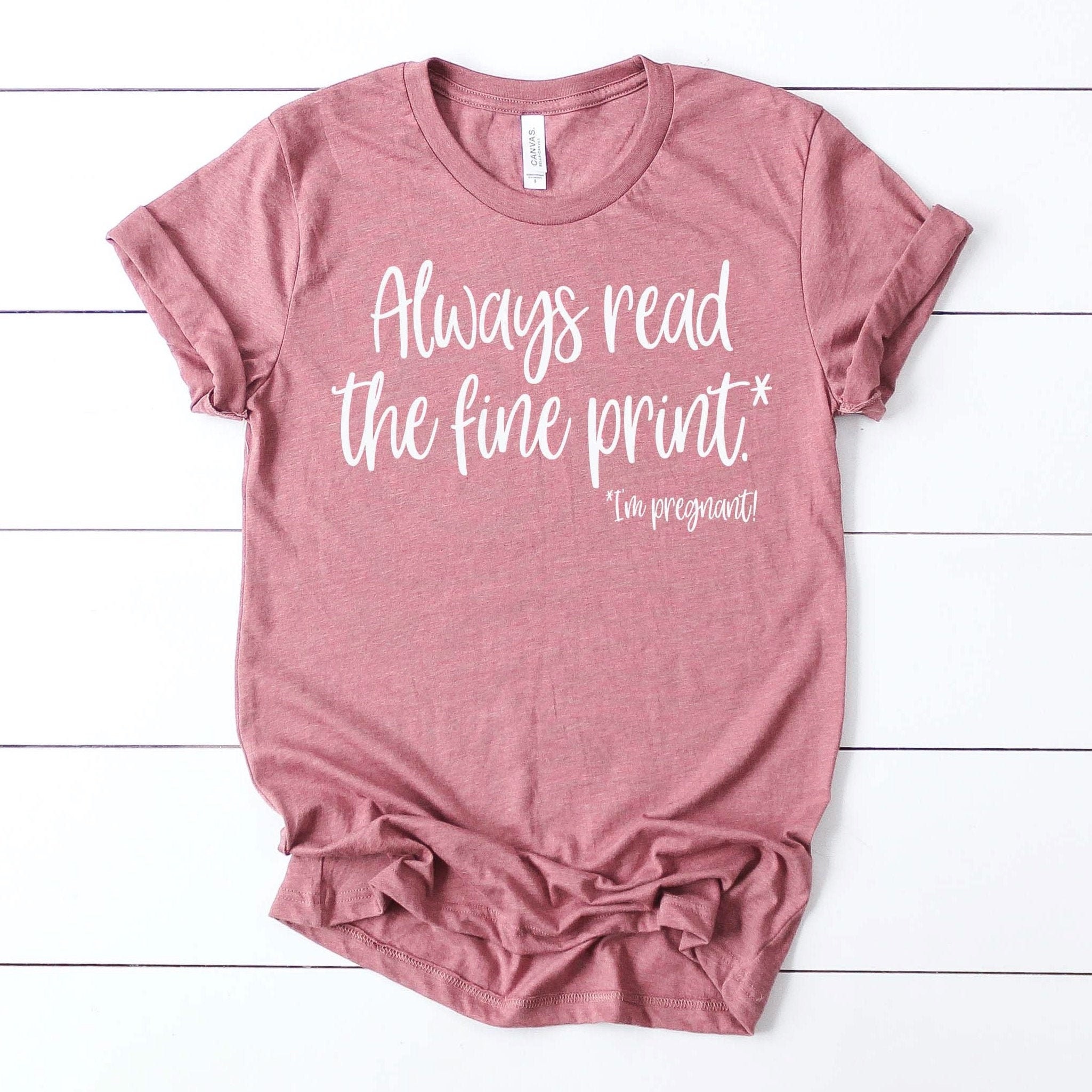 Pregnancy Announcement Shirt I'm Pregnant Pregnancy Mom to 