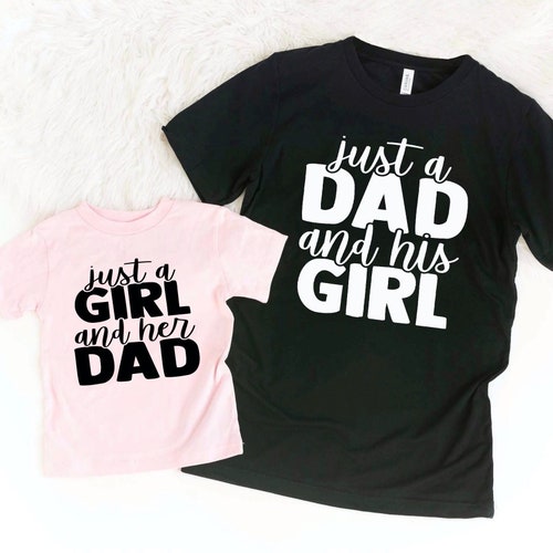 2 SHIRTS Dad & Daughter Matching Shirts Dad Daddy's Etsy