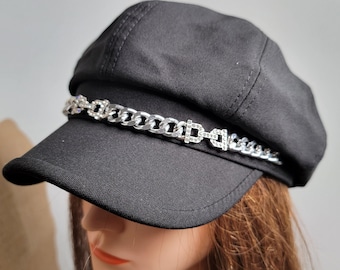 Cap Women Hat Ladies Spring Summer Beret Female New Octagonal Cap.