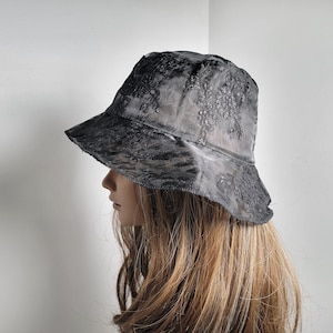 Women Spring Summer Lace Gauze Bucket Hat Sun Hats Fisherman