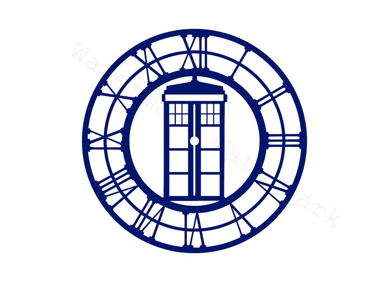 Roman Numeral Clock Face Gear Svg And Studio 3 File Cutouts Etsy