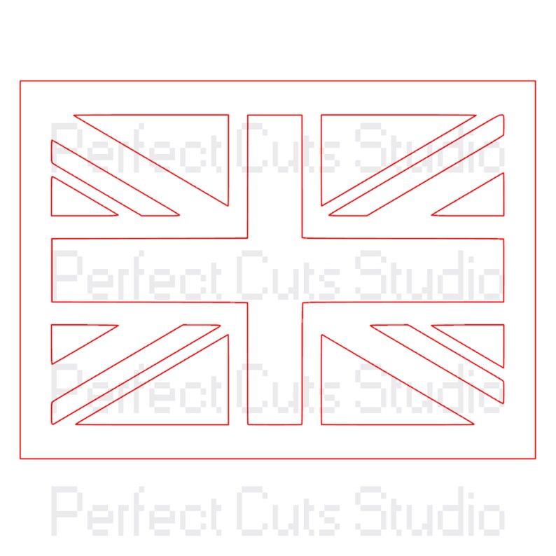Download British Flag Cut File Union Jack Flag Cut File Union Jack Cut File Svg And Studio 3 Union Jack Svg British Flag Svg File Paper Party Kids Craft Supplies Tools