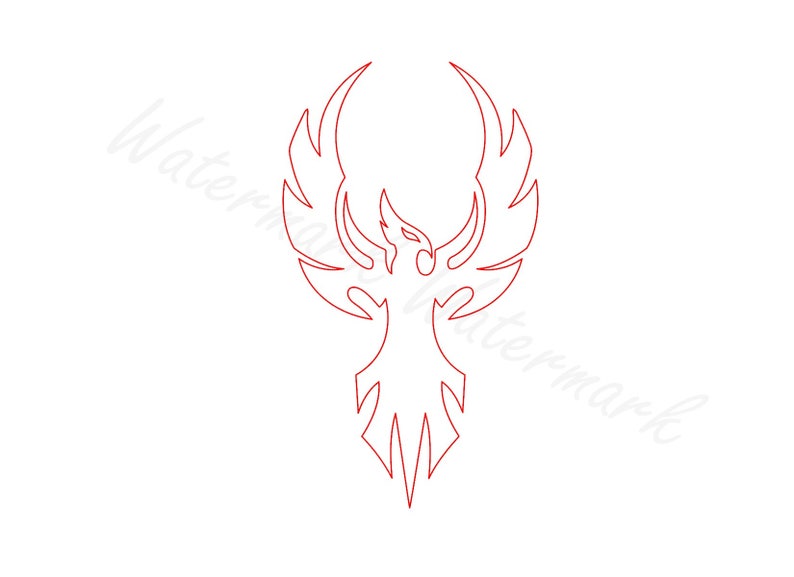 Download Logo Stencil For Silhouette Cricut Brother Svgs Stencils Decals Bird Templates Tribal Phoenix Svg And Studio 3 Cut File Cutouts Files