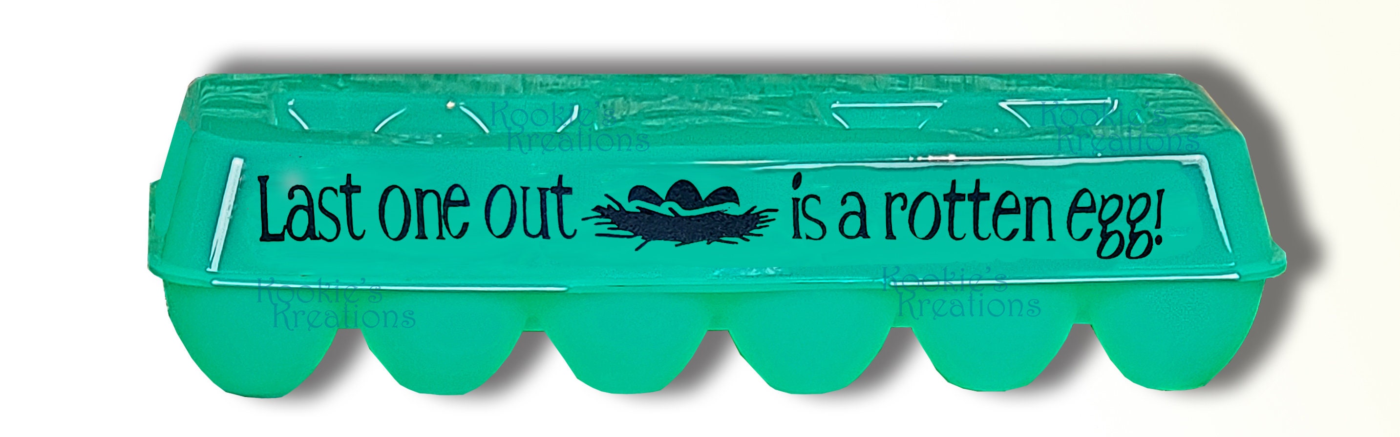 Stackable Egg Carton Green Transparent Plastic Storage with Lid - Thumbnail 2