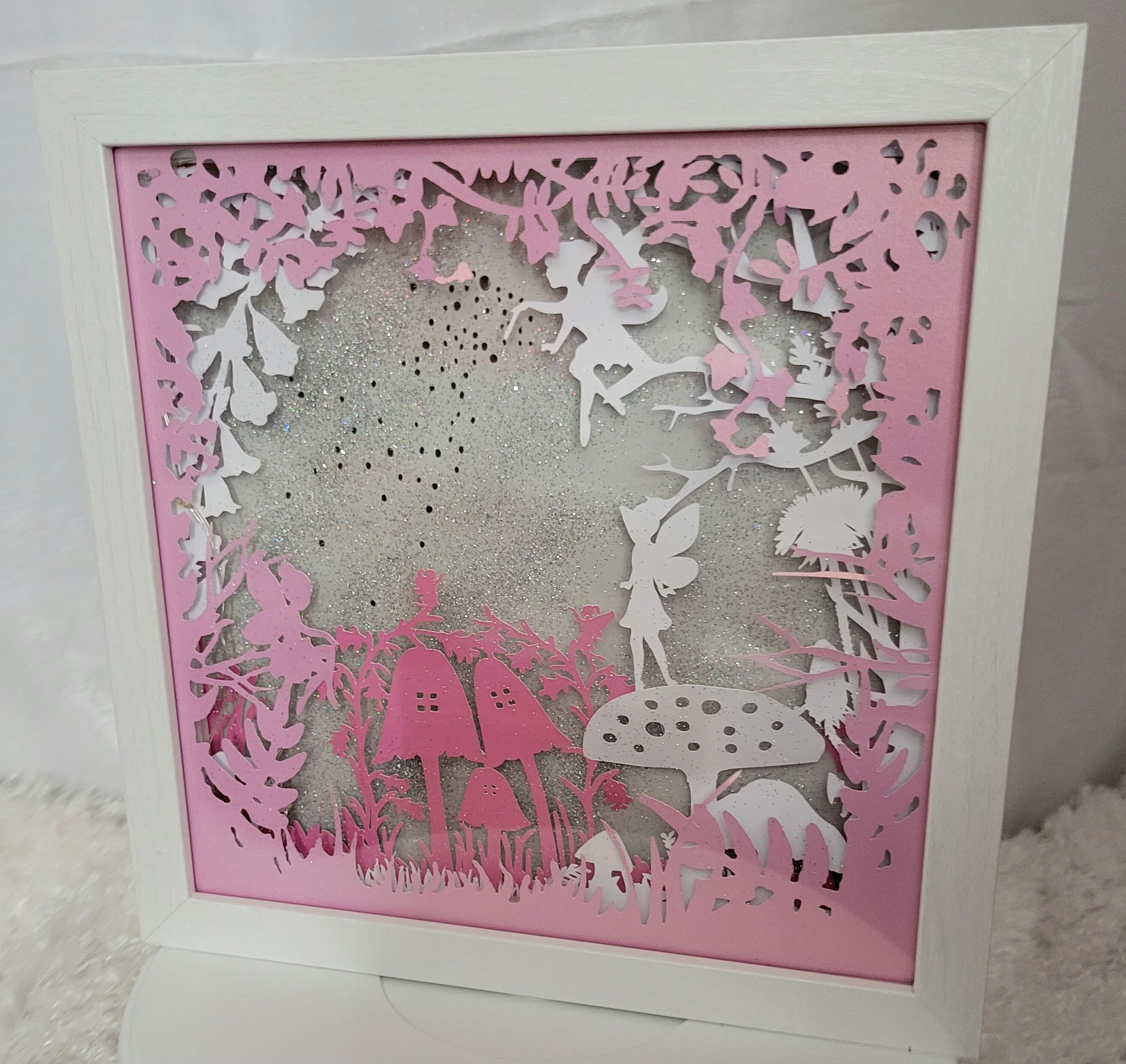 Child's Nightlight - Fairies in the Forest-Fairy Dust-Nightlight-Baby-Infant-Home Decor-Wall Decoror-Table Decor - Thumbnail 7