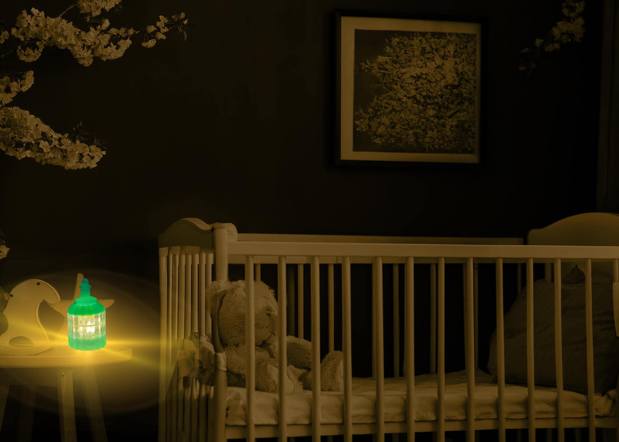 Resin Lantern Nightlight-Resin Nightlight-Ambient Light-Small Resin Nightlight- Small Tabletop Lantern-Mini Nightlight Lantern-Comfort Light - Thumbnail 4