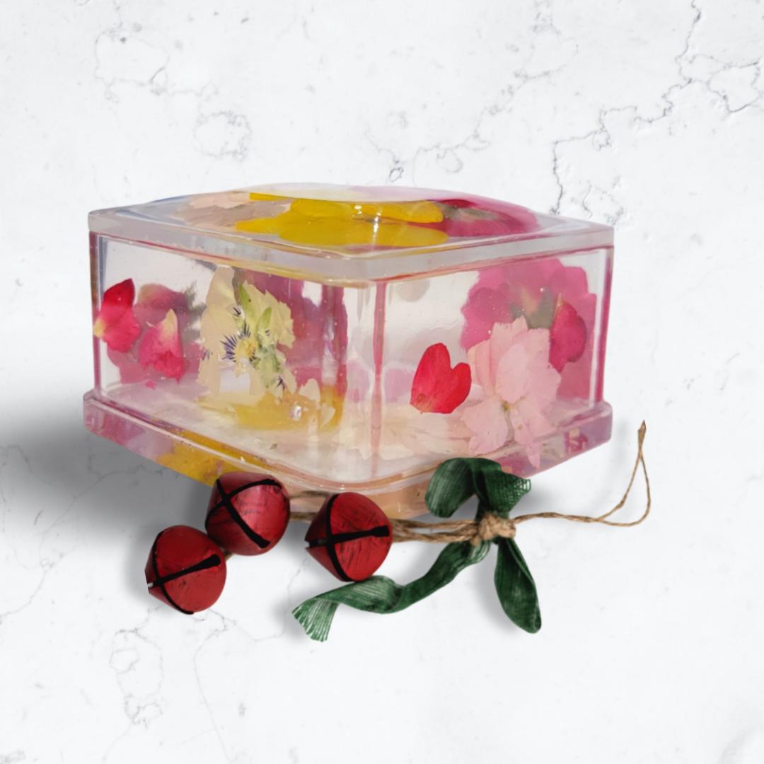 Small Square Resin Jewelry Box - Thumbnail 7