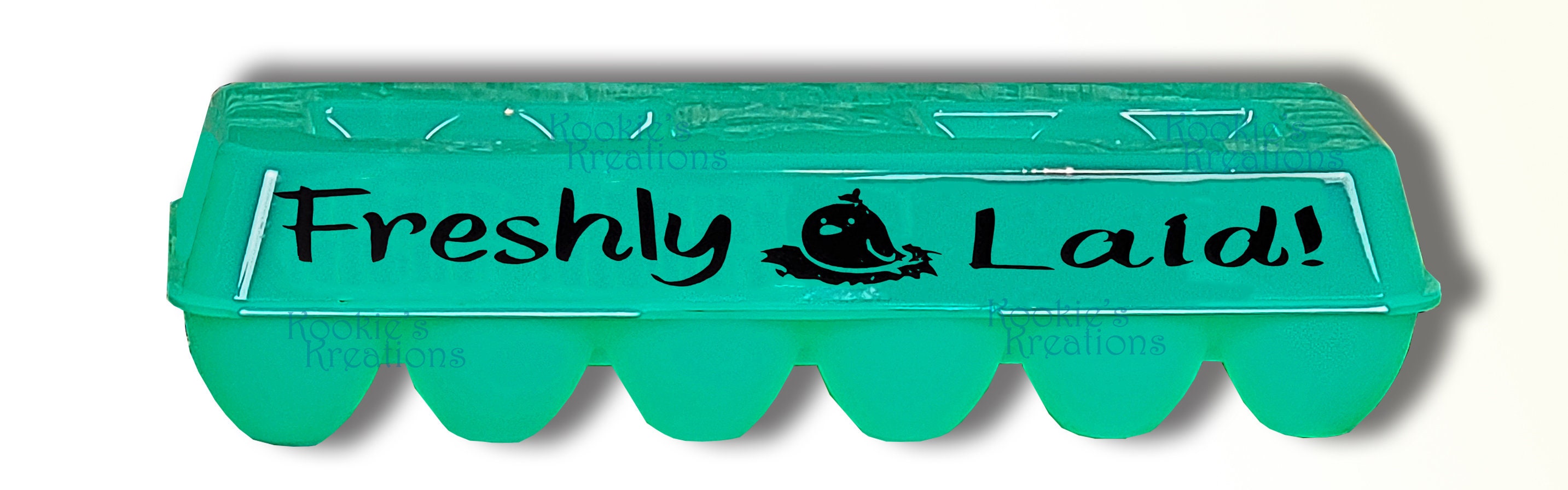 Stackable Egg Carton Green Transparent Plastic Storage with Lid - Thumbnail 5