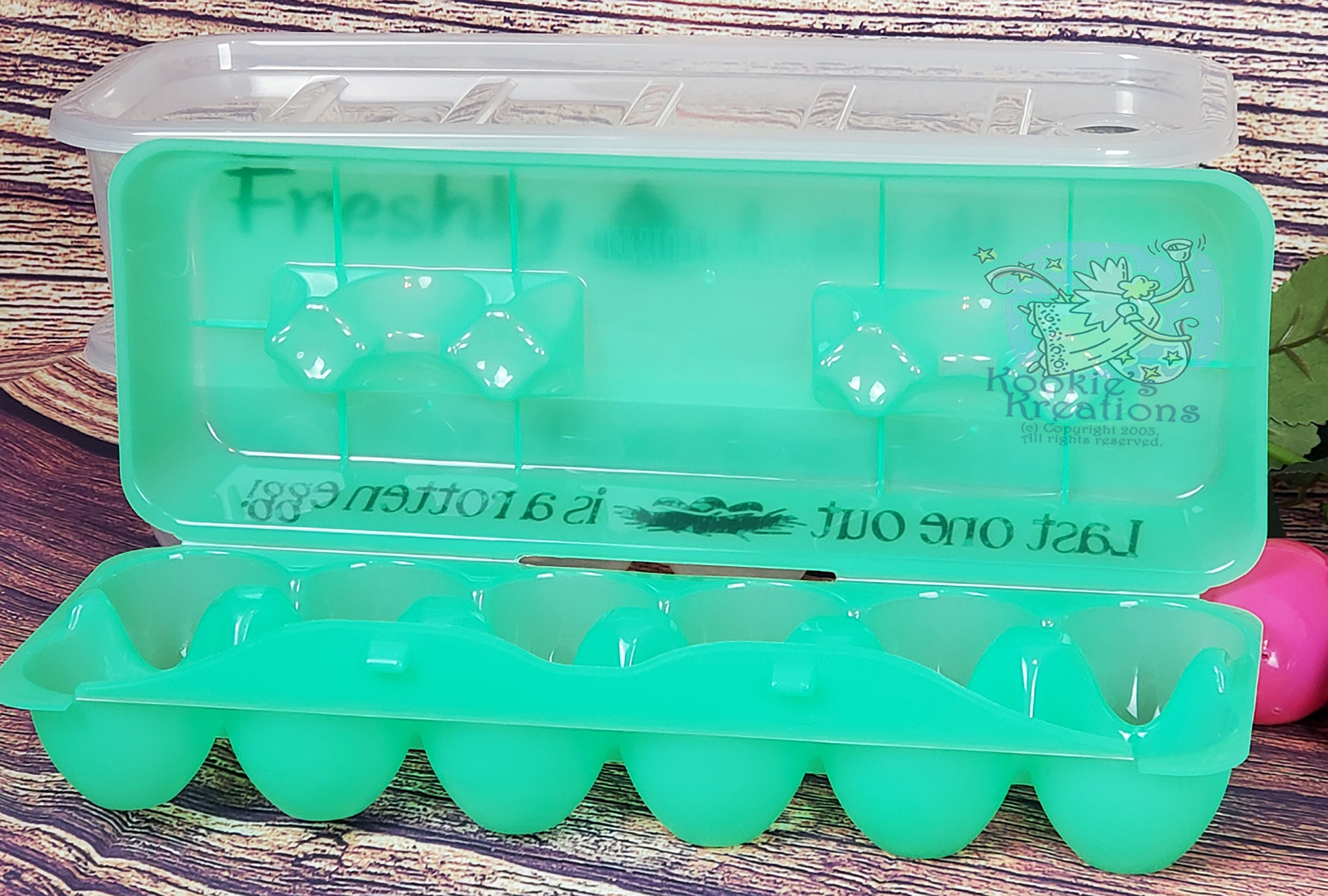 Kitchen Decor Storage Egg Carton Box Plastic Storage for Eggs Etsy