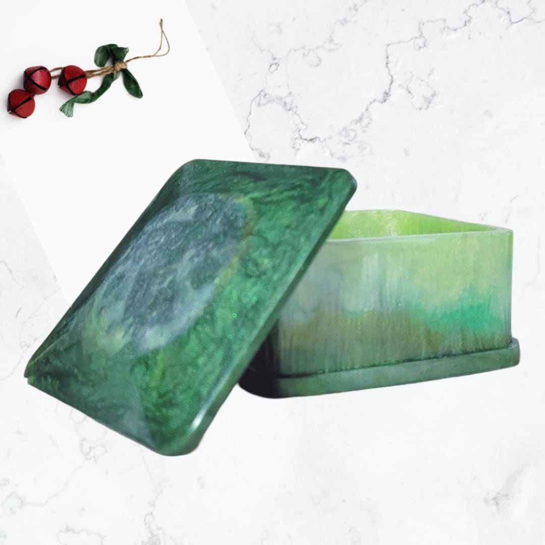 Small Square Resin Keepsake Box - Thumbnail 5