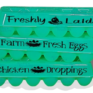 Stackable Egg Carton Green Transparent Plastic Storage with Lid